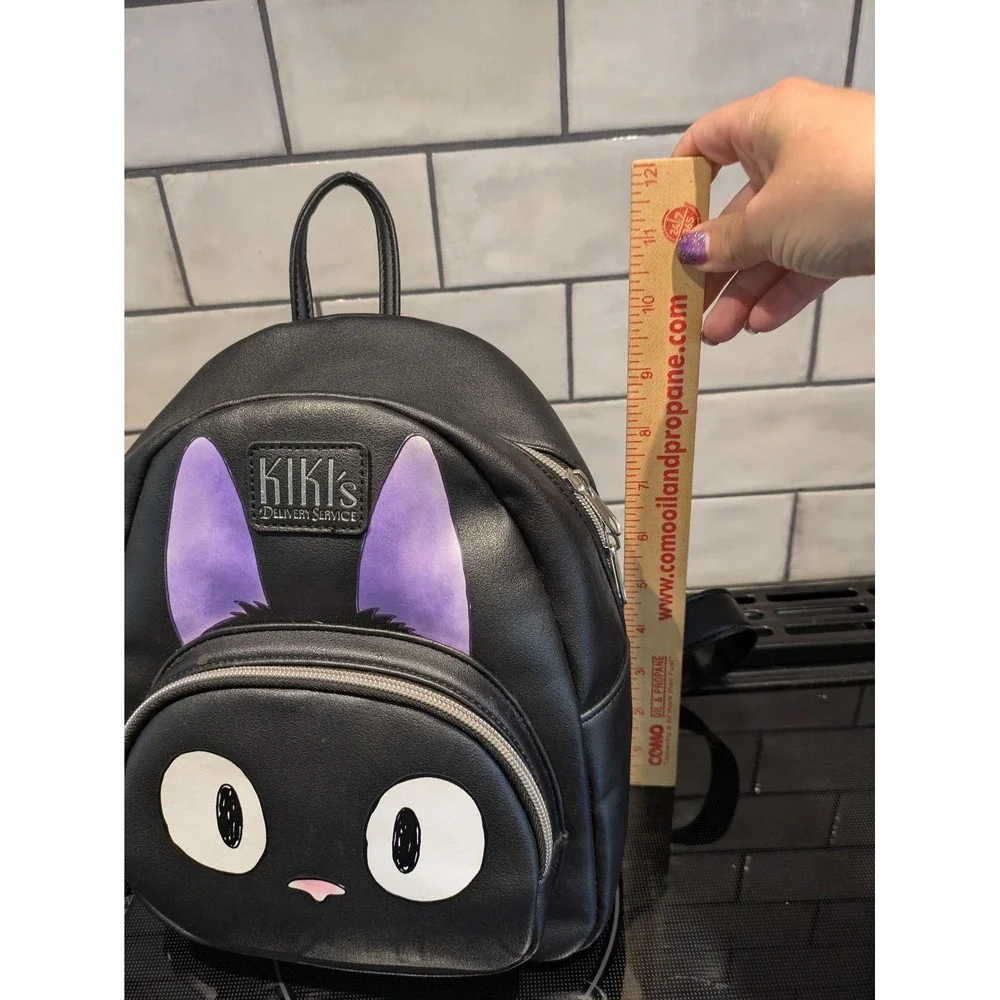 Studio Ghibli Kiki's Delivery Service Jiji Black Cat Mini Backpack Faux Leather